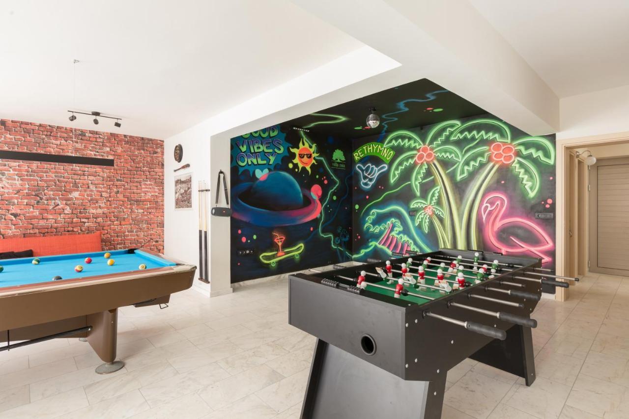 Lux Villa Mia With Heated Pool, 2Km To Beach & Childrens Area! Mikro Metochi Eksteriør bilde