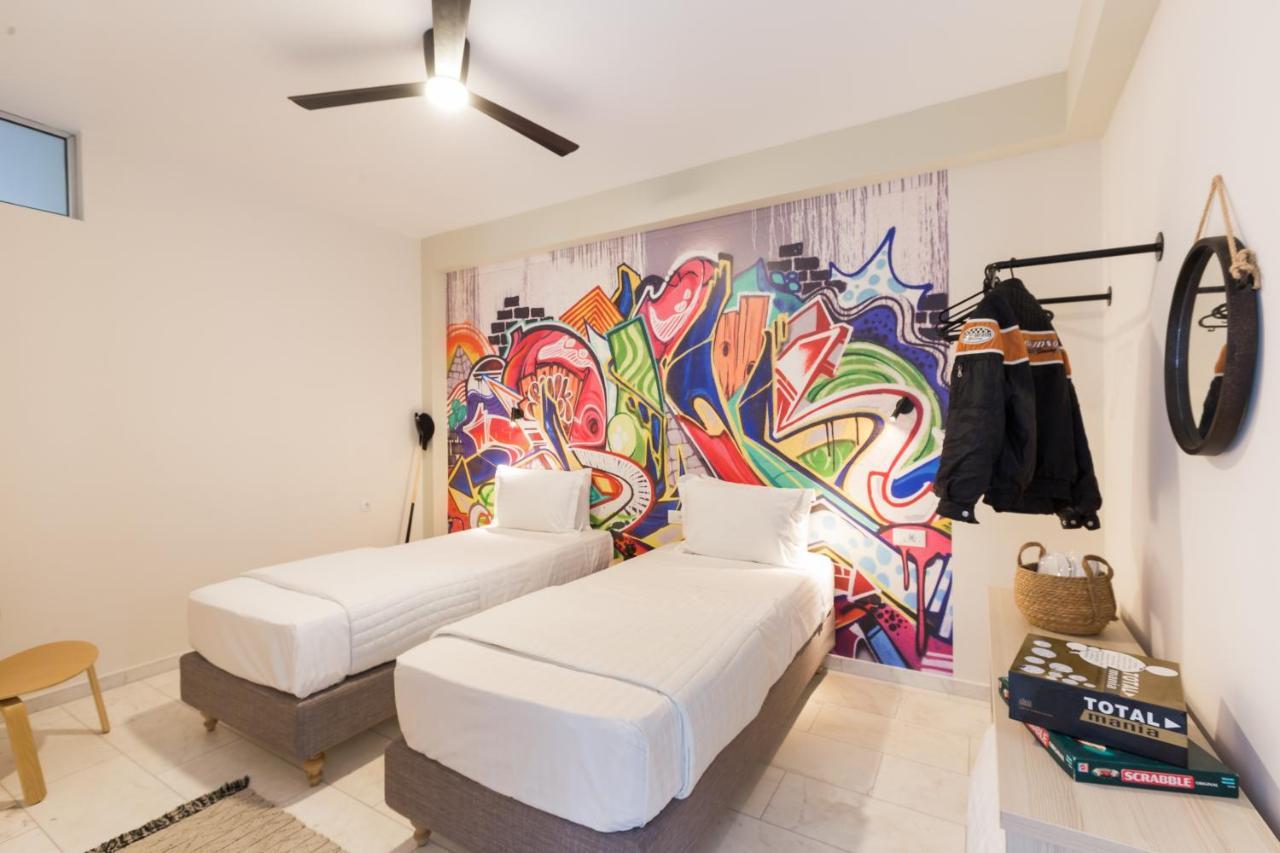 Lux Villa Mia With Heated Pool, 2Km To Beach & Childrens Area! Mikro Metochi Eksteriør bilde
