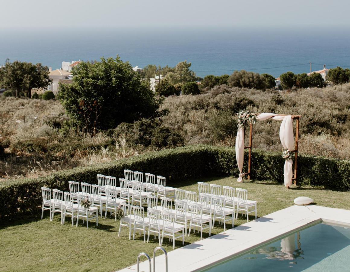 Lux Villa Mia With Heated Pool, 2Km To Beach & Childrens Area! Mikro Metochi Eksteriør bilde